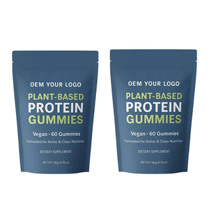 Venta al por mayor de fábrica, gomitas de proteínas, biotina, colágeno, suplementos sanitarios, caramelos de refuerzo de energía de goma para adultos - Product Image 3