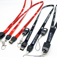 Promotionnel 3 en 1 Charge Rapide USB Câble Type-c De Charge Doux Règle Porte-clés Date Câbles Polyester Longes Avec Logo Personnalisé