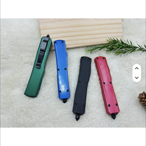 Camping Folding Outdoor Self Defense OTF Automatic Pocket <b>Clip</b> Knife Handle Switch Blade Blank Assisted WKC-K-1 Retractable Desi - Product Image 5