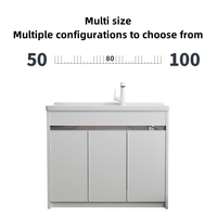 Armoire de salle de bain, kit de lavabo, évier de lavage imperméable, plan de lavabo, meubles de salle de bain, combinaison pour hôtel, balcon