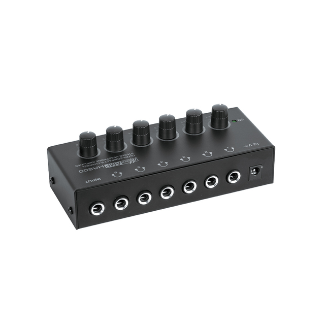 HA600 Professional Audio 6-Channel Headphone Amplifier for Video & Lighting