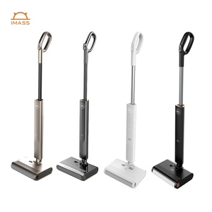 Fregona de autolimpieza eléctrica inalámbrica de mano, limpiador de suelo inalámbrico en seco y húmedo para uso doméstico en hoteles, incluye cinta de carga-C - Product Image 2