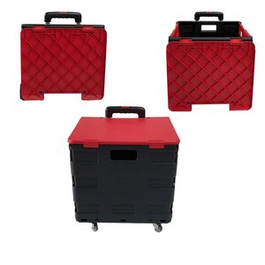 Bafuluo प्लास्टिक अनुकूलित foldable शॉपिंग कार्ट ट्राली गाड़ी foldable बगीचा गाड़ी तह डेरा डाले हुए के लिए foldable आउटडोर ट्राली - Product Image 3