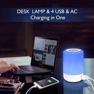 USB <b>Bedside</b> Lamp <b>Touch</b> Desk Lamp for Bedroom Living Room - Product Image 4
