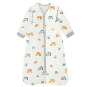 Sac de couchage en coton bambou durable imprimé sur mesure en gros sac de couchage confortable et biologique pour tout-petit avec fermeture éclair pour l'<span class=keywords><strong>hiver</strong></span> - Product Image 1