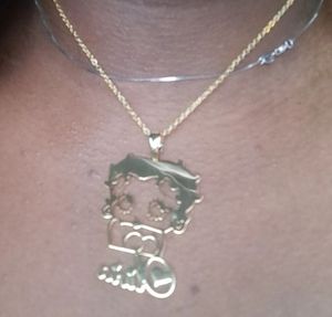 Personaggio dei cartoni animati personalizzato <span class=keywords><strong>nome</strong></span> personalizzato collana pendente <span class=keywords><strong>per</strong></span> le ragazze delle donne - Product Image 5