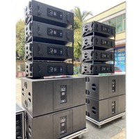 LA-2122 Sistema de Sonido Profesional de Doble Vía de 12 Pulgadas, Pasivo y Activo, Equipo de Sonido para Interiores y Exteriores