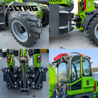 Miniescavatore LTMG 4x4 con Motore EPA Tier 4 Euro V da 37KW, Retroescavatore Compatto per Agricoltura e Costruzioni
