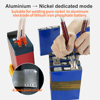 Nouvelle tête de soudage par points fixe New Glitter 801H 21kW AC 220V/110V 0.05-0.5mm, courant de crête max. 3500A, pour pack de batteries DIY