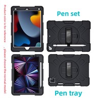 Étui de protection robuste pour tablette iPad 10 11e génération 2025, coque anti-chute tout compris, étui de protection pour tablette Air 5