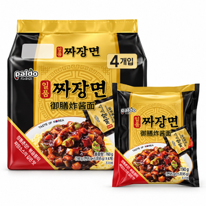 บะหมี่กึ่งสำเร็จรูปซอสถั่วดำเกาหลีแท้ 190 กรัม x 4 แพ็ค จาจังมยอน ราเมนแห้งแบบผสม ขายส่ง - Product Image 5