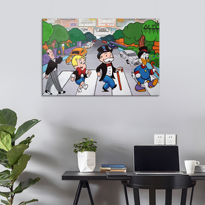 ALEC <span class=keywords><strong>Monopoly</strong></span> - Abbey Road Wall Art Home Décorations murales pour chambre à coucher salon peintures impressions sur toile - Product Image 2