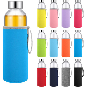 Bouteille d'eau sportive portable transparente en plastique PET de 500 ml (16 oz) avec couvercle, personnalisable en usine - Product Image 1