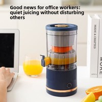 Extracteur de jus portable pour la maison, séparation pulpe et jus pressé à froid, mini-presse-agrumes électrique rechargeable USB pour fruits et légumes