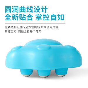 Handheld Cat Paw <b>Roller</b> Massager 10 Beads 304 Stainless Steel Portable For Head Neck Waist <b>Back</b> Legs Feet Massage - Product Image 3