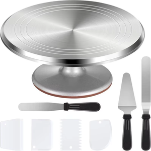 Matériel de pâtisserie de qualité professionnelle, ensemble complet de <span class=keywords><strong>plateau</strong></span> <span class=keywords><strong>tournant</strong></span> pour gâteaux, accessoires inclus, pour hôtel, pâtisserie occidentale, cuisine - Product Image 5