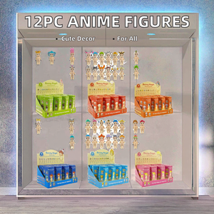 Ensemble de 12 mini figurines d'<span class=keywords><strong>action</strong></span> ange mignon décorations de téléphone de voiture en PVC et boîte aveugle jouet <span class=keywords><strong>cadeau</strong></span> ornements de dessin animé Anime - Product Image 2