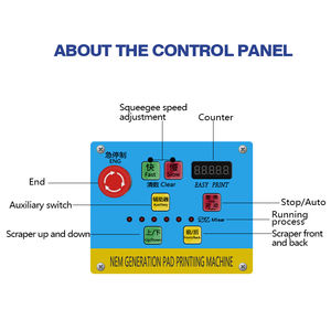 Imprimante de tampons 4 couleurs Machine d'impression pneumatique semi-automatique avec convoyeur pour parfum en plastique Bouteille de vin en verre Bouchon de tasse - Product Image 4