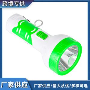 Outdoor <b>Flashlight</b> <b>Led</b> White Light Plastic Body Aa Battery Powered Handheld Emergency Lamp - Product Image 2