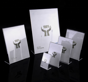 Pannello di visualizzazione in acrilico trasparente per A4 A5 A6 porta fogli Rack per la visualizzazione di oggetti di scena - Product Image 1