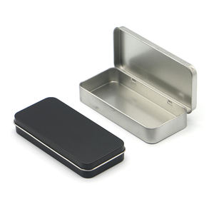 Boîte en fer blanc spot ginseng boîte vide argan pilule emballage à clapet boussole médecine capsule fil dentaire boîte de pansement - Product Image 1