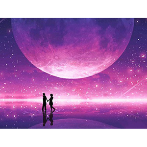Pittura Diamantata 5D all'Ingrosso, Decorazione Casa Fai da Te, Collezione Stelle e Lune, Paesaggi - Product Image 6
