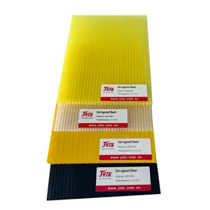 Feuille de protection de sol en plastique ondulé PP 4mm panneau correx