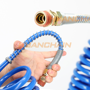 Coiled Air <span class=keywords><strong>hose</strong></span> sets trong màu xanh và đỏ cho xe tải & Trailer kết nối - Product Image 2