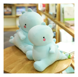 Großhandel Dino Puppe Kissen maßge schneiderte Dinosaurier Handpuppe Plüsch tier benutzer definierte Stofftier Dinosaurier Plüsch tier - Product Image 2