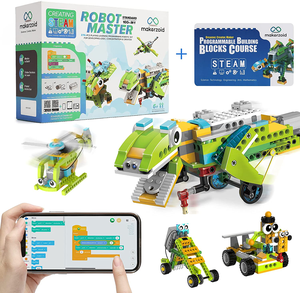 Kit <span class=keywords><strong>de</strong></span> Codificación Educativo con 47 Lecciones en Video, Introducción Gráfica a <span class=keywords><strong>la</strong></span> Programación, APP, Bloques <span class=keywords><strong>de</strong></span> Robótica Controlados por Bluetooth - Product Image 2