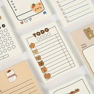 Cute Simple Heart Self-Adhesive <b>Memo</b> <b>Pad</b> Paper and Kraft Back-to-School Essentials for Learning and Office Use Gift Promotion - Product Image 6