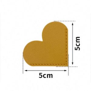 Wholesale Custom Cute Corner Page Book Accessories Leather Heart Bookmarks for Promotional <b>Gift</b> - Product Image 2
