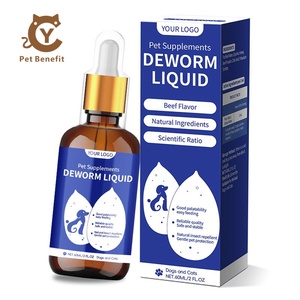 Gouttes vermifuges pour animaux de compagnie OEM/ODM, ingrédients naturels pour l'éloignement des parasites : Mûre et écorce d'Amur Corktree - Product Image 1