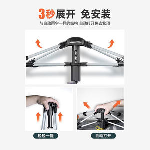 Explorer Pop Up <b>Tent</b> 200x200cm Quick Automatic Opening <b>Single</b> Layer Waterproof Outdoor Camping <b>Tent</b> For Family Beach Use - Product Image 5