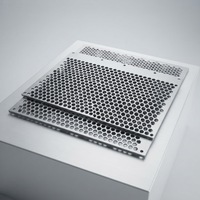 Tôle d'aluminium perforée pour grille de ventilation, cache-radiateur, plaque métallique perforée, panneau de ventilation, insert décoratif pour armoire
