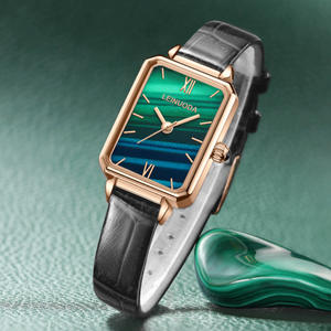 Stylish and simple small green watch, women's <b>waterproof</b> alloy quartz <b>wristwatch</b> - Product Image 6