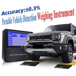 पोर्टेबल मोबाइल एक्सल ट्रक स्केल 8-40 टन वायरलेस चार-पहिया स्प्लिट एलसीडी डिस्प्ले चलती पाउंड - Product Image 2