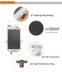 Radiador de aluminio para <span class=keywords><strong>Yamaha</strong></span> Banshee 350 YFZ350LE YFZ350SE 87-07 - Product Image 6