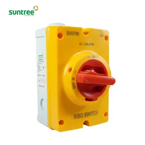 Suntree AC 415V impermeable de alta calidad ac 4 Polo de interruptor seccionador