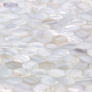 ท็อปเกรด30x30มม. สีธรรมชาติกระเบื้องโมเสคมุกสีขาวผนังภายในที่ทันสมัยไม้ปาร์เก้ขายส่งสำหรับใช้ในอพาร์ตเมนต์ - Product Image 6