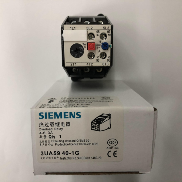 1 Brand New Original Item 1pcs Thermal Relay 3ua5940-1g 4-6.3a Plc