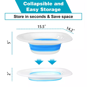 LSCOLO Bassin de Bain de Siège Pliable en ABS/Plastique pour Soins Post-partum, Siège de Vapeur Yoni sans Accroupissement, Utilisation Facile et Sûre - Product Image 4