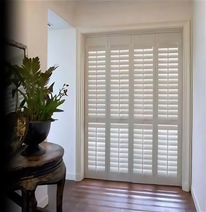 Huasheng Thiết Kế Hiện Đại Trong Nhà Gắn Bằng Gỗ <span class=keywords><strong>Louver</strong></span> Cửa Sổ Cửa Chớp Cho Khách Sạn Ngang Mở Mô Hình Thân Thiện Với Môi Bền - Product Image 1