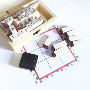 Mô Hình Tùy Chỉnh Gỗ Con Dấu Cao Su Cổ Điển Bảng Chữ Cái Số Con Dấu Cao Su Cho Scrapbook DIY Bullet Hộp Gỗ Đóng Gói Tùy Chỉnh - Product Image 5