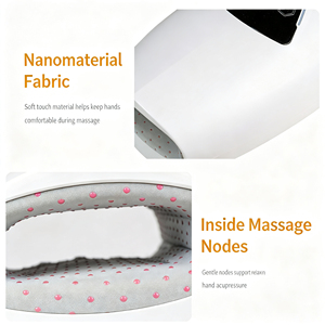 เครื่องนวด<span class=keywords><strong>มือ</strong></span>แบบไร้สาย พร้อมความร้อนและการบีบอัดอากาศ สำหรับบรรเทาอาการปวดข้ออักเสบและโรคอักเสบในอุโมงค์ข้อมือ - Product Image 3