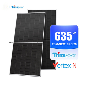 Beste Wahl Trina Topcon Verter N 610w 615w 620w 630w 635w Bifacial Dual Glass <span class=keywords><strong>Solar</strong></span> panel - Product Image 4