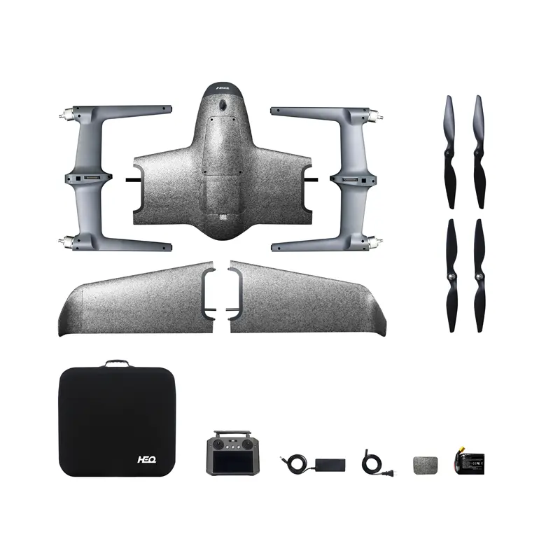HEQ Swan K1 Pro VTOL Vertical Take-off And Landing 1200mm Wingspan EPP FPV Aircraft RC Airplane RTF With Remote Control