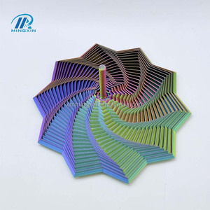 Grande Ornamento Creativo da Scrivania a Spirale 3D con Manico Ottagonale Stampabile e Geometria Magica - Product Image 6