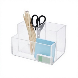 Organisateur de bureau en acrylique au design classique, taille et forme personnalisées de qualité supérieure, au prix le plus bas - Product Image 1