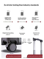 Maleta con Ruedas Giratorias de Aluminio de 18 y 20 Pulgadas, Unisex, con Candado TSA, Ruedas Silenciosas, Puerto de Carga USB, Carcasa Rígida, 4 Ruedas